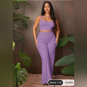 Crop Top and Pant Set